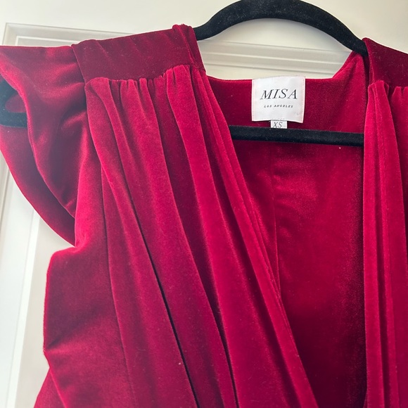 MISA Los Angeles Wrap Dress - Picture 4 of 6